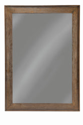 Coaster Odafin Rectangle Floor Mirror Distressed Brown Model 902770